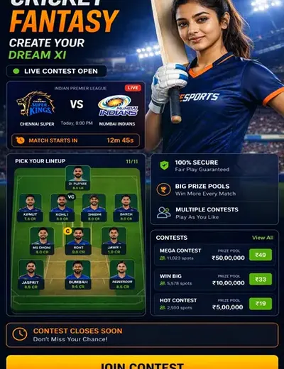 BOSS143 (boss 143 app) fantasy cricket & matchday visual 3